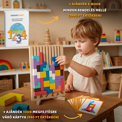 KinderBlocks - Montessori Fejlesztő Fakockák