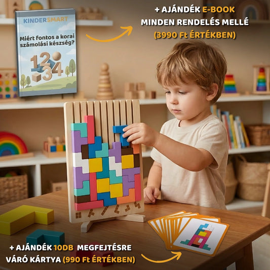 KinderBlocks - Montessori Fejlesztő Fakockák