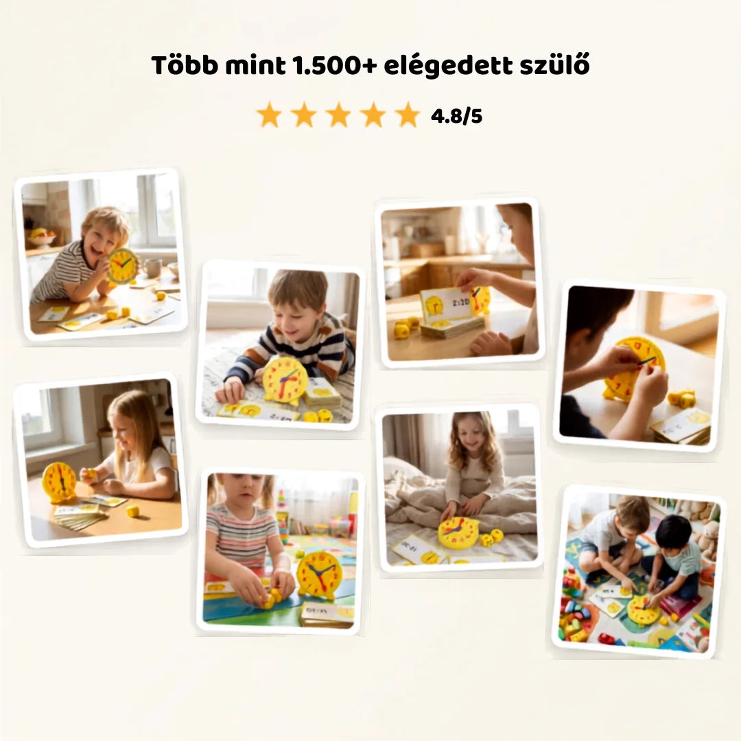 KinderWatch – Montessori Időtanuló Óra