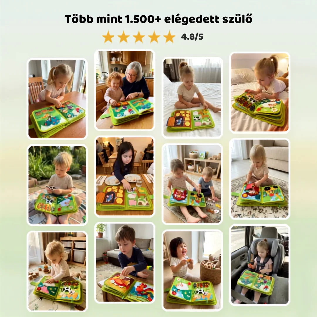 KinderFarm - Montessori Fejlesztő Farmkönyv