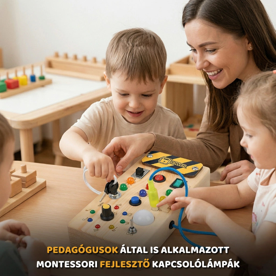 KinderSwitch  - Montessori Fejlesztő Kapcsolólámpák